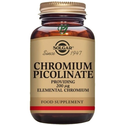 [05323] Picolinato De Cromo 200Ug 90 Capsulas - Solgar