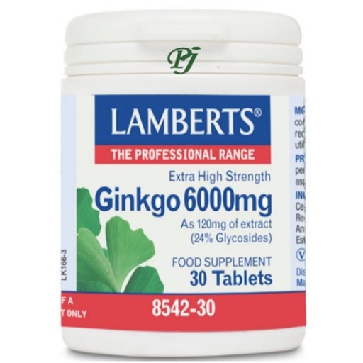 [053421] Ginkgo Biloba 6000Mg 180 Tabletas 8542 - Lamberts