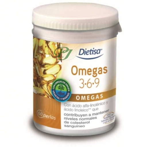 [053500] Omegas 3-6-9 60 Perlas 1 Gr. - Dielisa