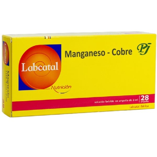 [054012] Labcatal 12 Manganeso Cobre (Mn-Cu) Ampolla 28X2Ml