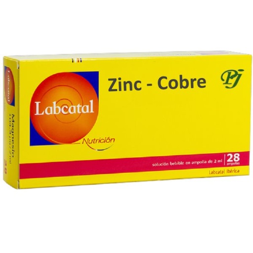 [054019] Labcatal 19 Zinc Cobre (Zn-Cu) Ampollas 28X2Ml
