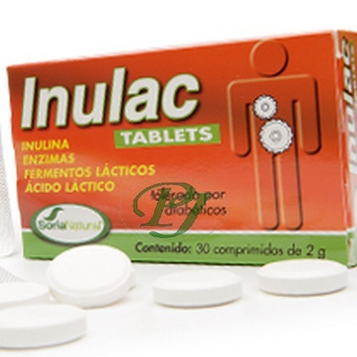 [054472] Inulac Tabletas 30 Comprimidos - Soria Natural
