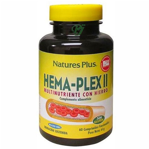 [054480] Hema-Plex Ii 60 Comprimidos - Natures Plus