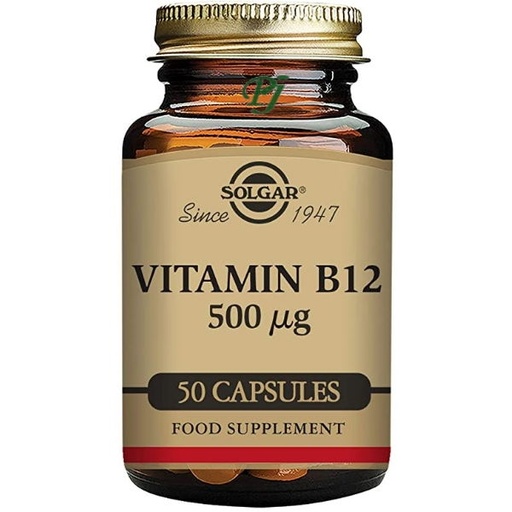 [054555] Vitamina B12 500Mg 50 Capsulas - Solgar