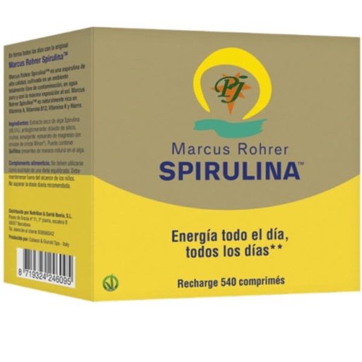 [054918] Espirulina Marcus Rohrer Recambio 540 Comprimidos - Natursoy