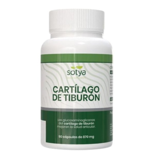[054998] Cartilago Tiburon 90 Capsulas 870Mg - Sotya
