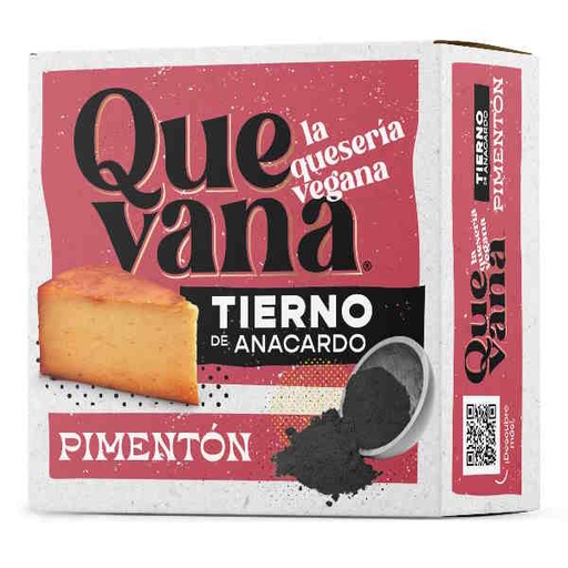 [030491] Queso Tierno De Anacardo Con Pimentón 180Gr - Quevana