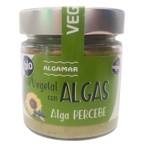 [030427] Pate Vegetal Con Alga Percebe Bio 180Gr - Algamar