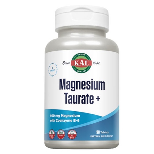 [0505248] Magnesium Taurate 400 Mg. + Vitamina B6 90 Comprimidos - Kal