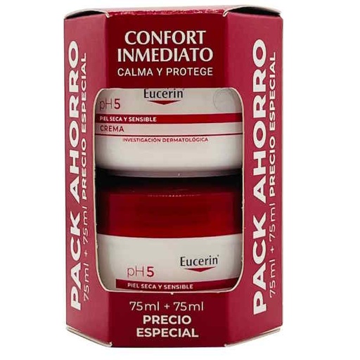 [1301315] Ph5 Pack Crema Piel Seca Y Sensible 75Ml + 75Ml - Eucerin