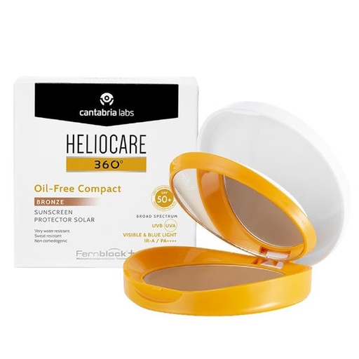 [1301314] Oil-Free Compact Bronze 10Gr - Heliocare 360º