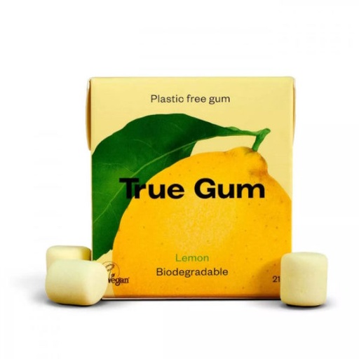 [205873] Chicle Sin Plástico Sabor Limón 21Gr - True
