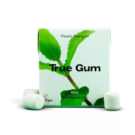[205871] Chicle Sin Plástico Sabor Menta Fresca 21Gr - True
