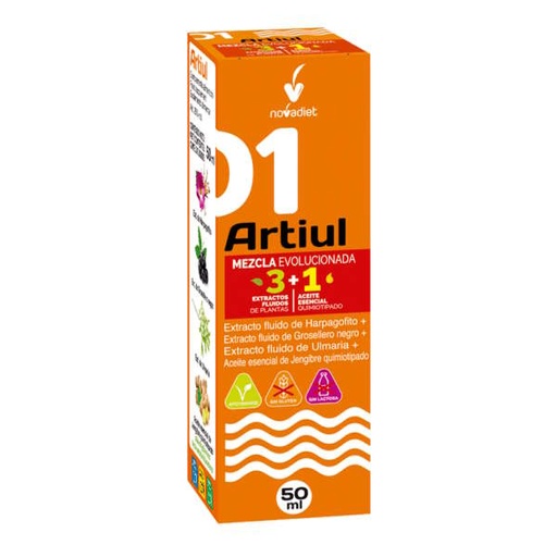 [0505334] Mezcla 01 Artiull + Aceite Esencial Jengibre 50Ml - Novadiet