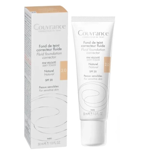 [130354] Maquillaje Fluido Natural 2.0 Spf20 30Ml Couvrance - Avene