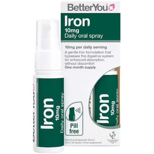 [0505395] Iron 10 Hierro Spray Oral 25Ml - Better You
