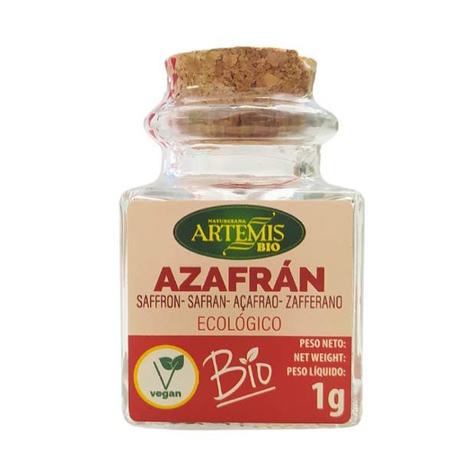 [09238] Especia Azafrán 1Gr Bio - Artemis