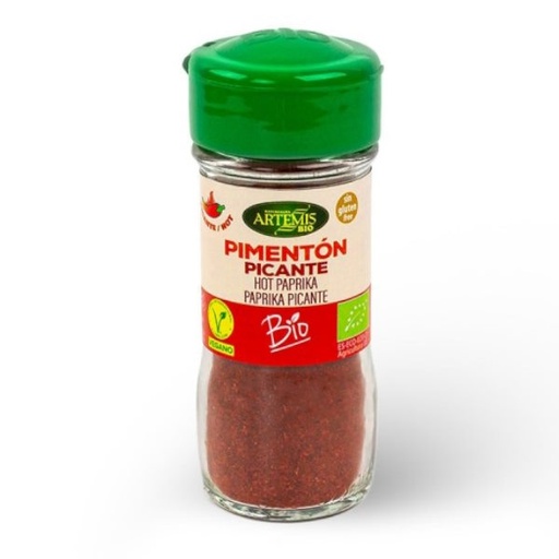 [09221] Especia Pimentón Picante 40Gr Bio Sin Gluten - Artemis