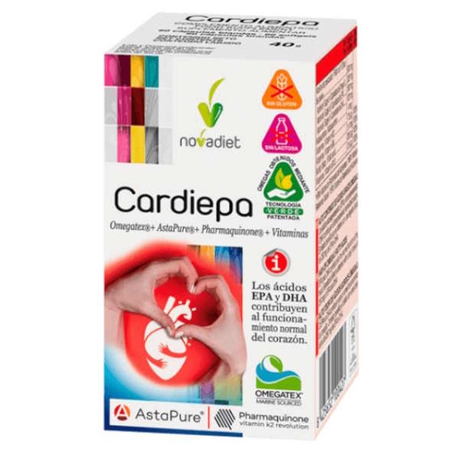[0505388] Cardiepa 60 Capsulas - Novadiet