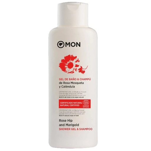 [189209] Gel De Baño Y Champú Rosa Mosqueta Y Caléndula - Mon