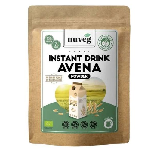 [09530] Bebida Instantanea De Avena Bio 200 Gr - Nuveg