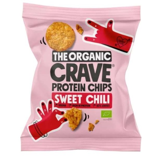 [205914] Chips Proteico Bio Lentejas 30 Gr Sweet Chili