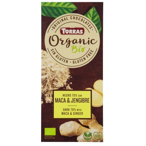 [204650] Chocolate Maca Jenjibre Bio 100Gr. Torras
