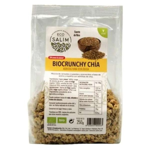 [045182] Eco-Salim Biocrunchy Chia 250 G. (12)