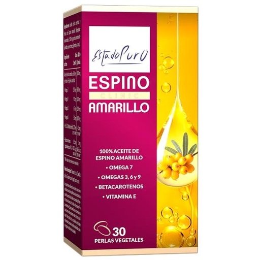 [0505436] Espino Amarillo 30 Perlas Veg - Estado Puro