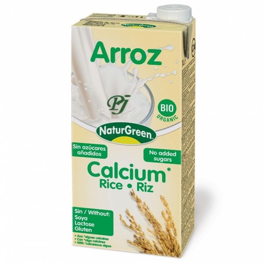 [06261] Bebida Arroz Calcio 1L - Naturgreen