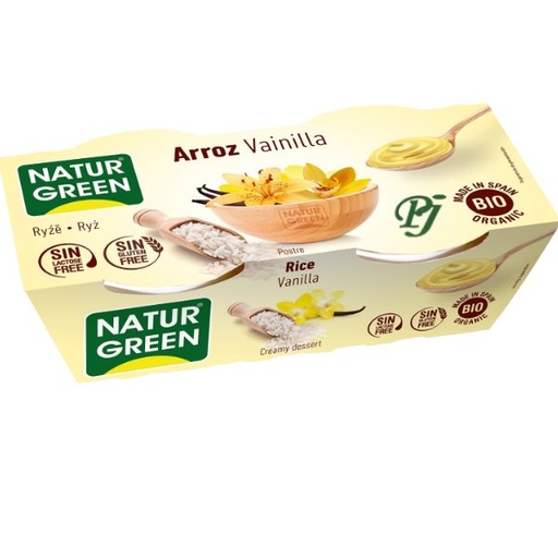 [06297] Yogurt Bio Arroz Vainilla 2X125Gr - Naturgreen