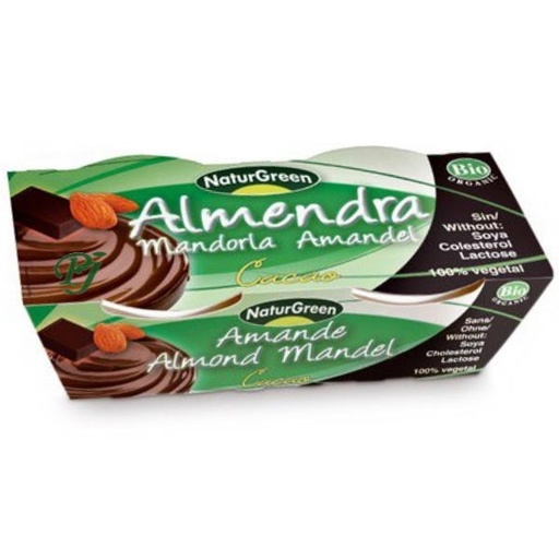 [06291] Postre Almendra Choco Bio 2X125Gr - Naturgreen