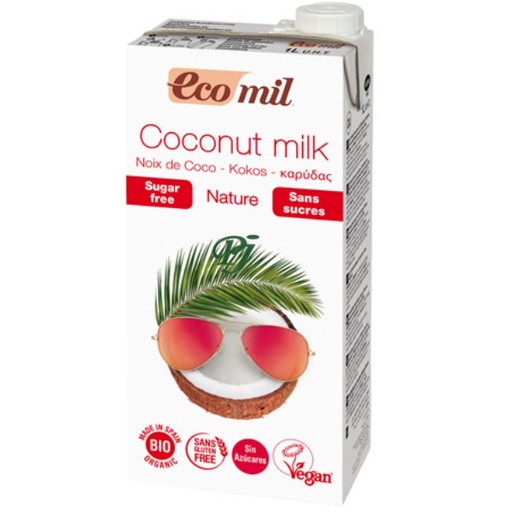 [06697] Ecomil Bebida Coco Nature Blanca Bio 1L - Nutriops