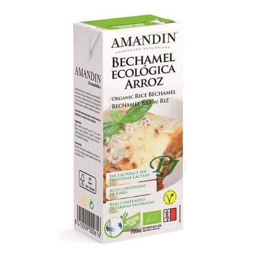 [06769] Bechamel Ecologica Arroz 200Ml - Amandin