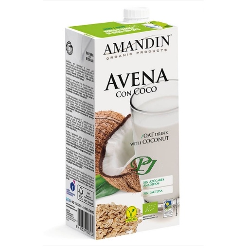 [06916] Bebida Avena Coco 1L - Amandin