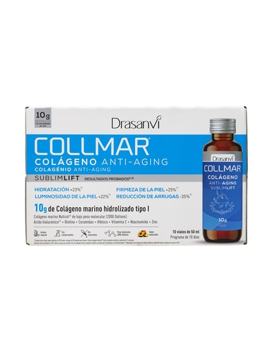 [300011] Colágeno Collmar Bebible Antiaging Viales 10X50 Ml.  - Drasanvi