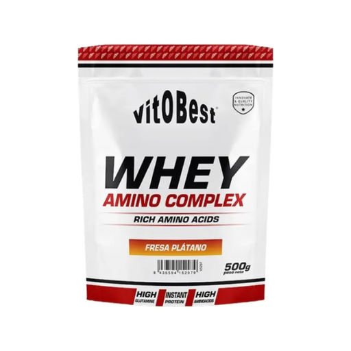 [400030] Whey Amino Complex Fresa/Platano 500 Gr. - VitoBest