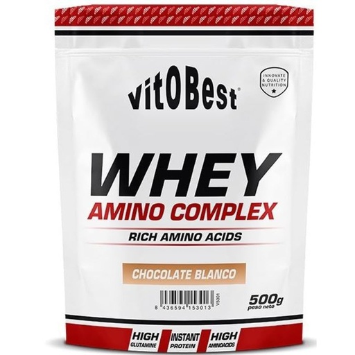 [400031] Whey Amino Complex Chocolate Blanco 500 Gr. - VitoBest