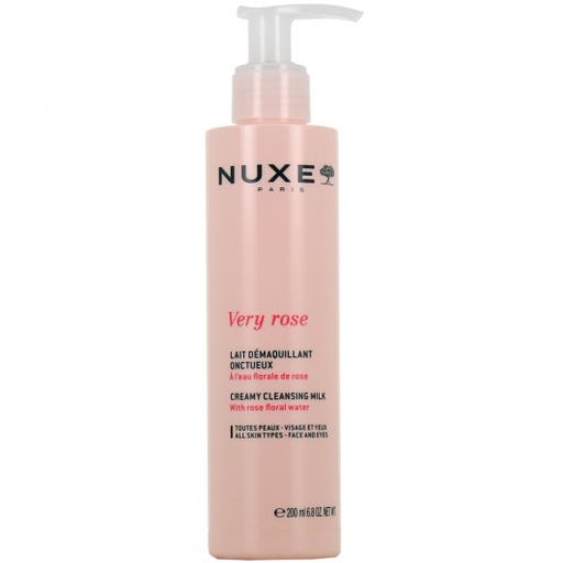 [500047] Very Rose Leche Cremosa Limpiadora 200 Ml - Nuxe