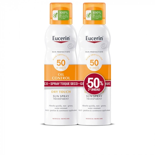 [500084] Duplo Spray Solar Fps 50+ 50% Dto 2ª Unidad - Eucerin