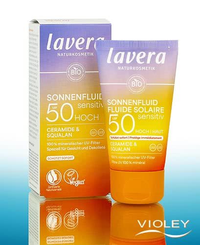 [500094] Fluido Solar Facial Sensitive Spf50 40 Ml. - Lavera