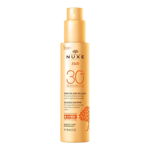 [500139] Spray Solar Delicioso Proteccion Rostro Y Cuerpo Spf 30 + 150 Ml - Nuxe