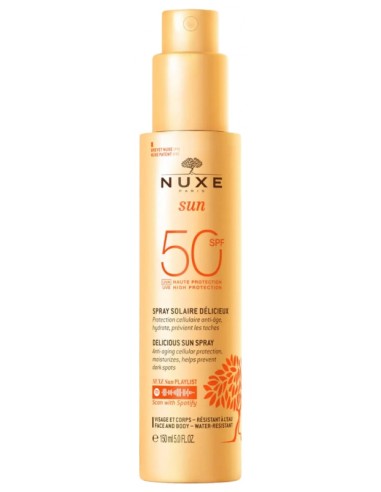 [500140] Spray Solar Rostro Y Cuerpo Spf 50 150 Ml - Nuxe