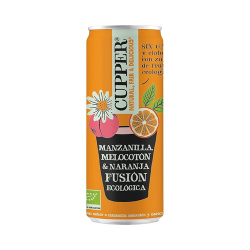 [400062] Bebida De Manzanilla, Melocotón Y Naranja 250 Ml - Cupper