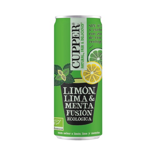 [400063] Bebida De Menta, Limón Y Lima 250 Ml - Cupper
