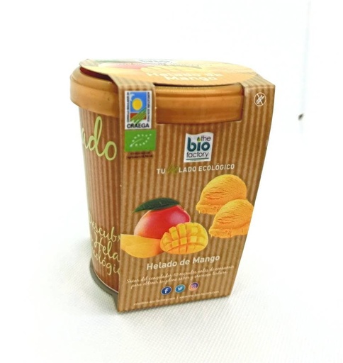 [400065] Helado Mango Vegano Bio 480 Ml - The Bio Factory