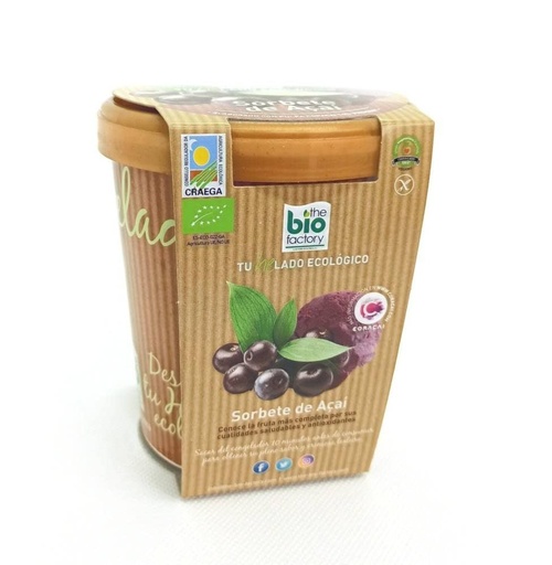[400070] Helado Acai  Vegano Bio 480 Ml - The Bio Factory