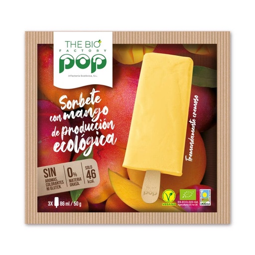 [400077] Biopop Mango X3 Vegano - The Bio Factory