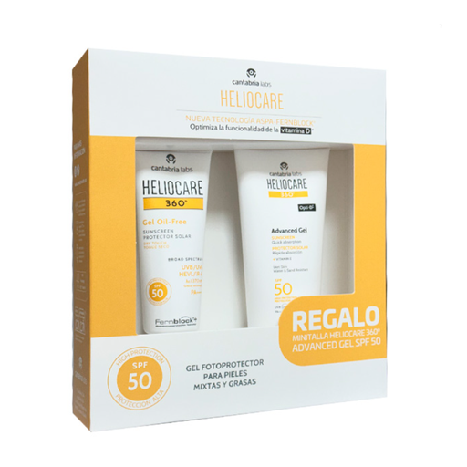 [500157] Heliocare 360º Gel Oil Free Spf50+ 50 Ml + Regalo - Cantabria Labs