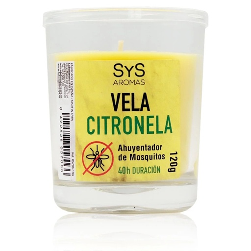 [700056] Vela Citronela 120G – 40 Horas – Sys Aromas